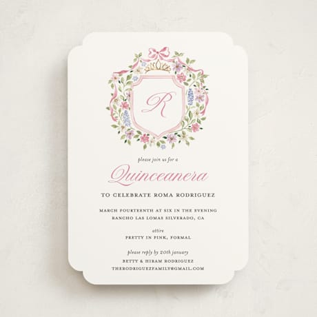 Quinceañera Invitations