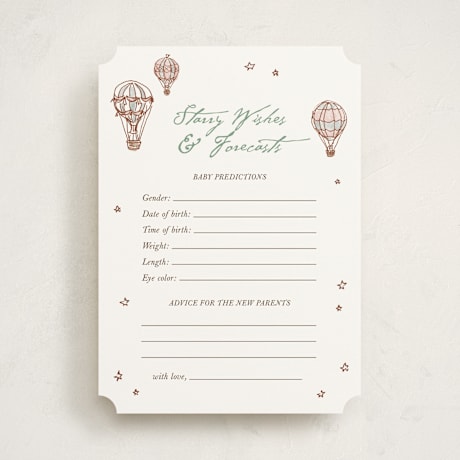 Baby Shower Activity Cards