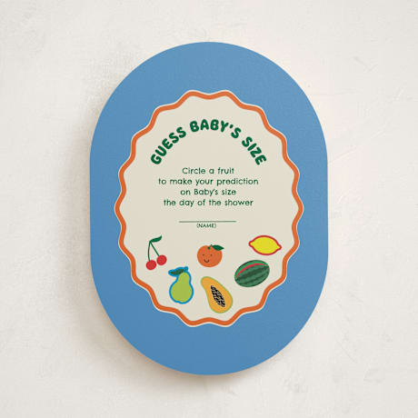 Baby Shower Game Cards