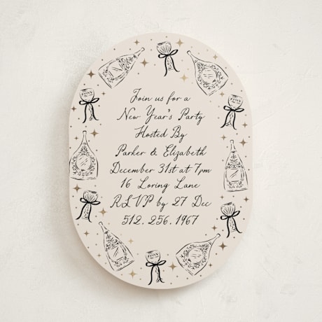 Foil-pressed Party Invitation