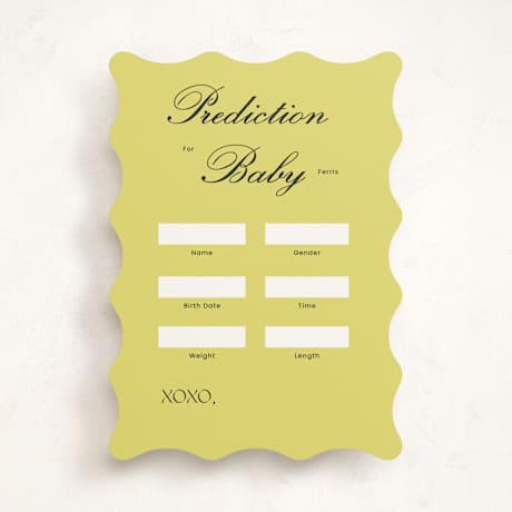 Baby Shower Game Cards