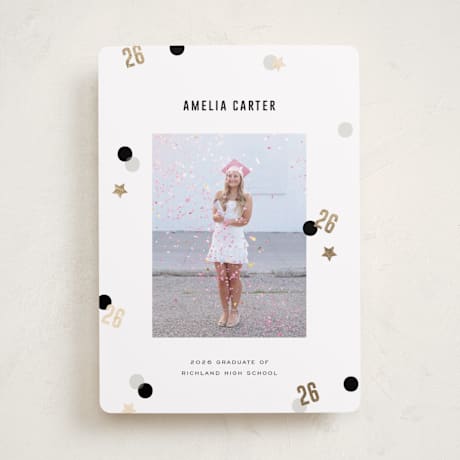 Foil-Pressed Graduation Announcements