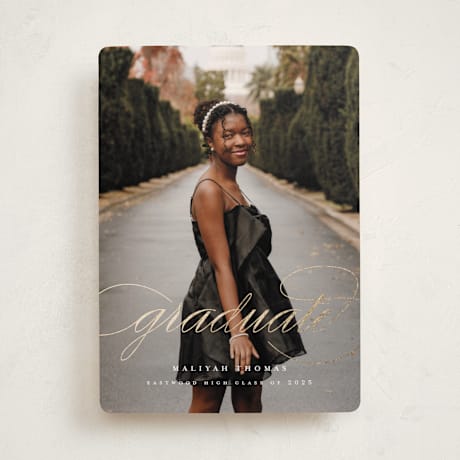 Foil-Pressed Graduation Announcements
