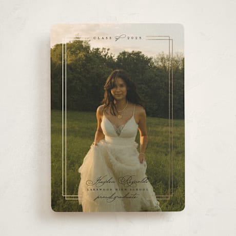 Foil-Pressed Graduation Announcements