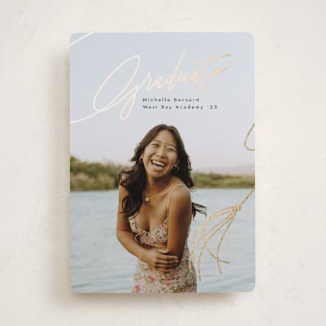 Foil-Pressed Graduation Announcements