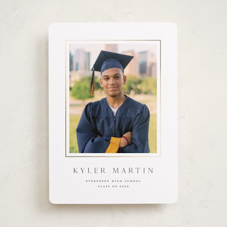 Foil-Pressed Graduation Announcements