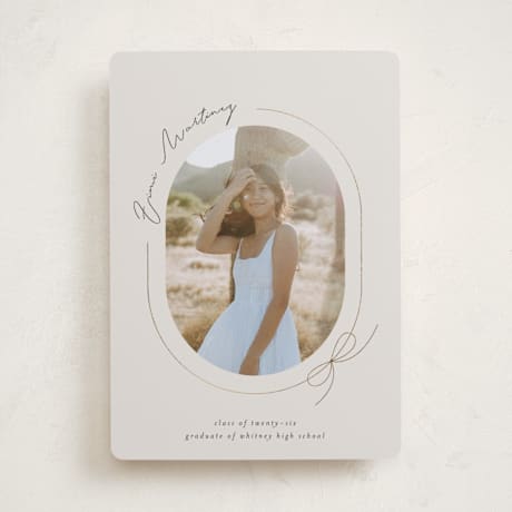 Foil-Pressed Graduation Announcements