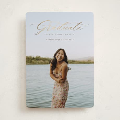 Foil-Pressed Graduation Announcements