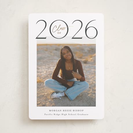 Foil-Pressed Graduation Announcements