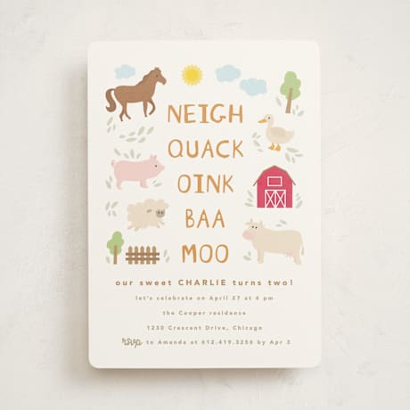 Children's Birthday Party Invitations