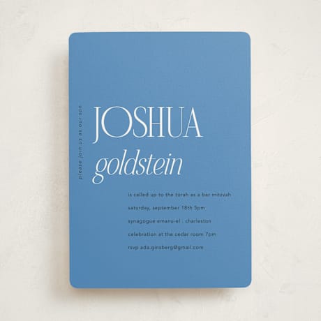 Mitzvah Invitations