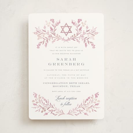 Mitzvah Invitations