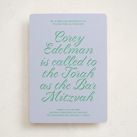 Mitzvah Invitations