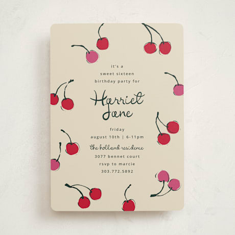 Sweet Sixteen Party Invitations