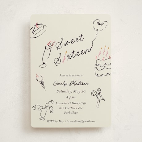 Sweet Sixteen Party Invitations