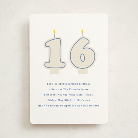 Sweet Sixteen Party Invitations