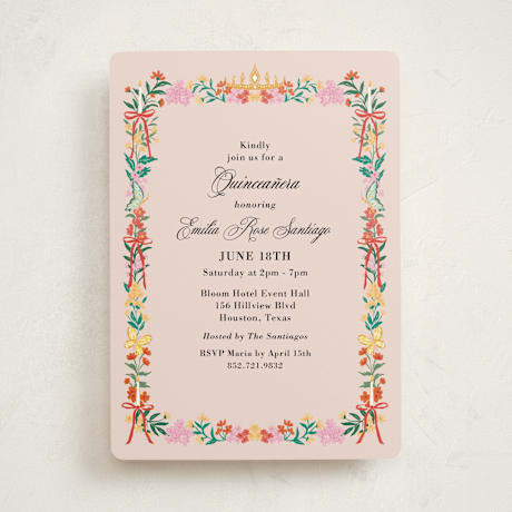 Quinceañera Invitations