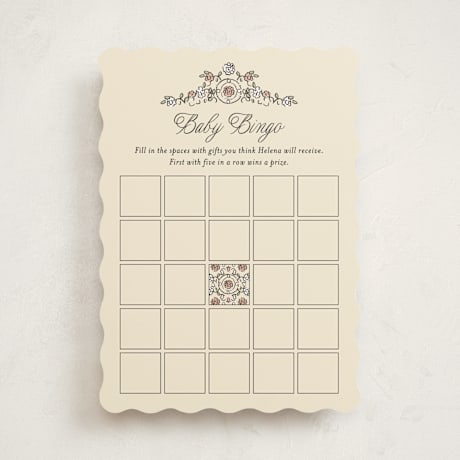 Baby Shower Game Cards