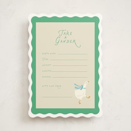 Baby Shower Game Cards