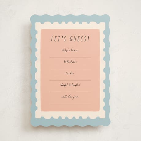 Baby Shower Game Cards