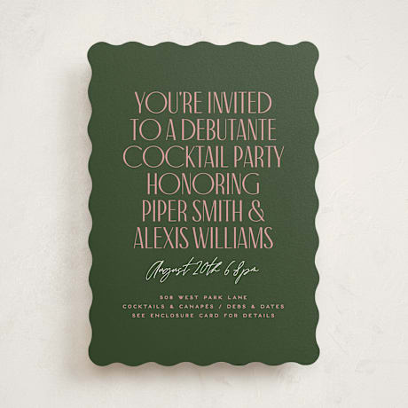 Debutante Party Invitations