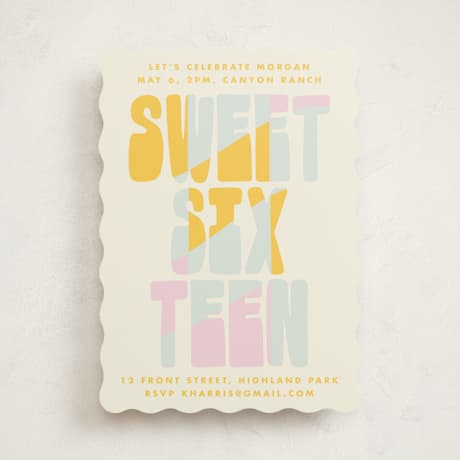Sweet Sixteen Party Invitations