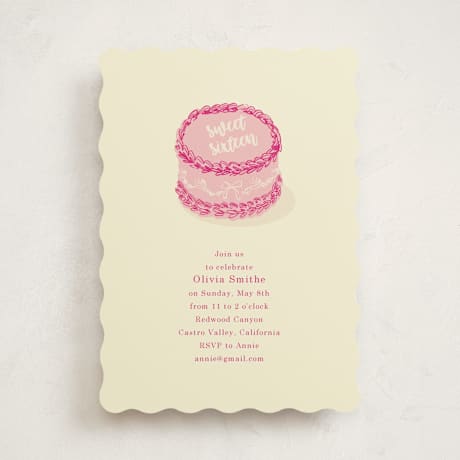 Sweet Sixteen Party Invitations