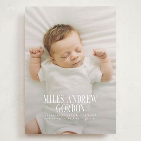Grand Birth Announcements