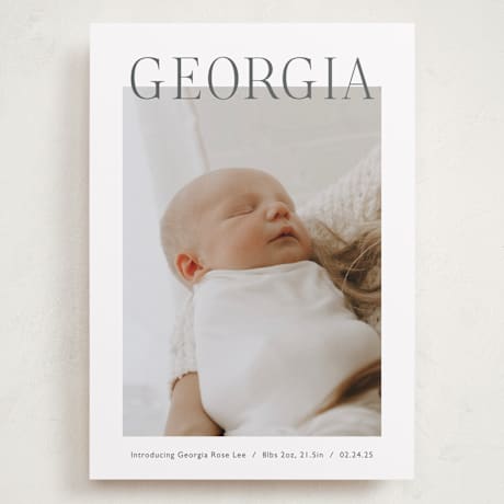 Grand Birth Announcements