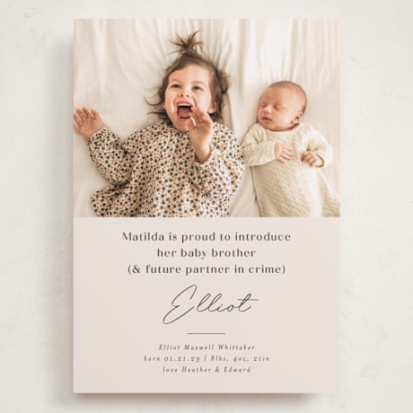 Grand Birth Announcements