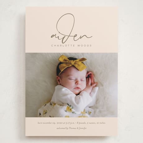 Grand Birth Announcements