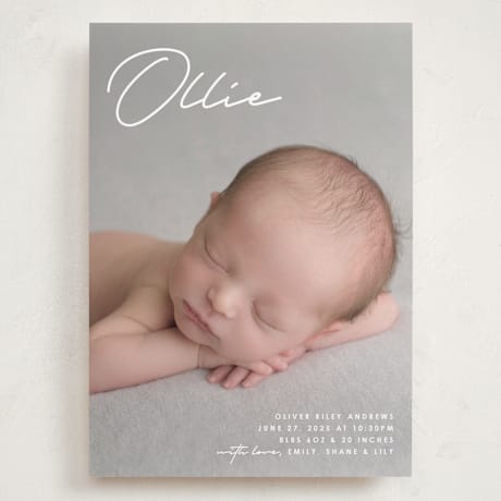 Grand Birth Announcements