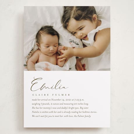 Grand Birth Announcements