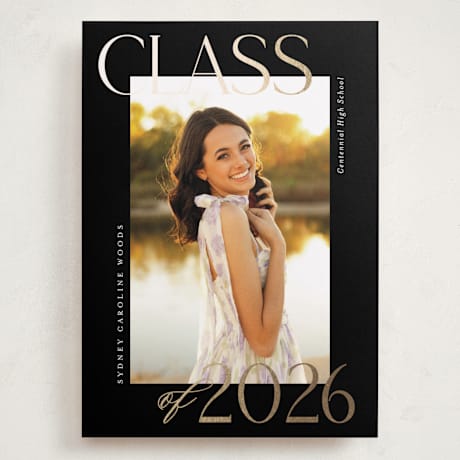 Foil-Pressed Grand Graduation Announcements