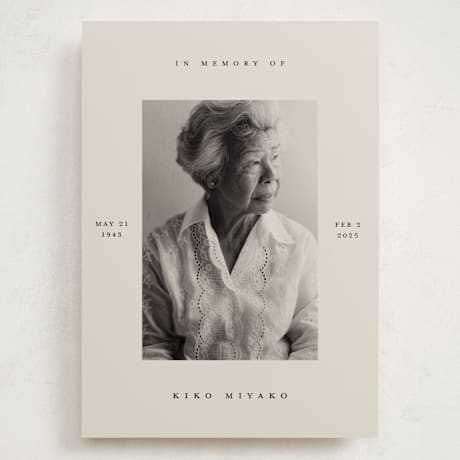 Grand Memorial Cards