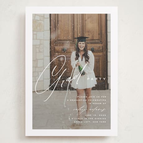 Grand Graduation Party Invitations
