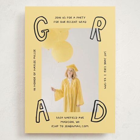Grand Graduation Party Invitations