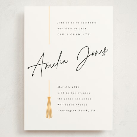 Grand Graduation Party Invitations