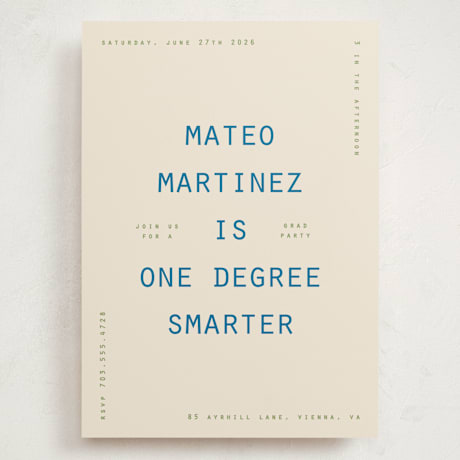 Grand Graduation Party Invitations