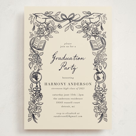 Grand Graduation Party Invitations
