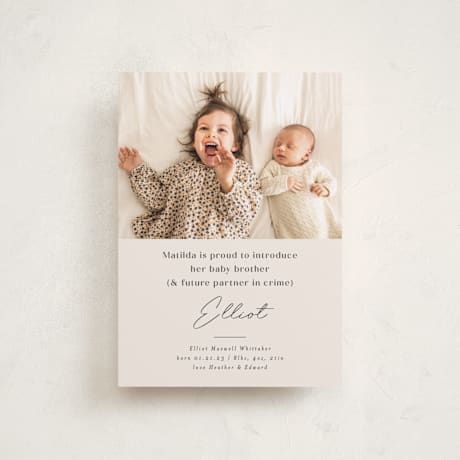 Petite Birth Announcements