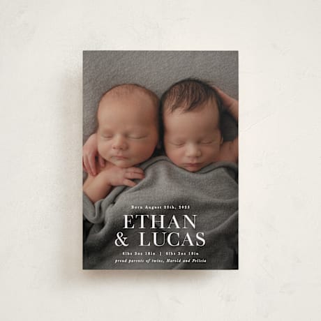 Petite Birth Announcements