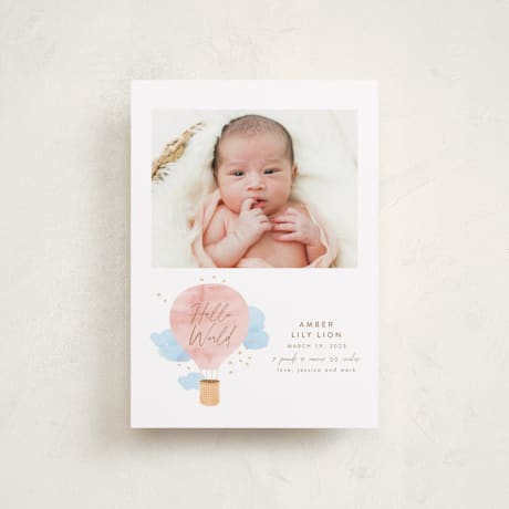 Petite Birth Announcements