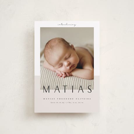 Petite Birth Announcements