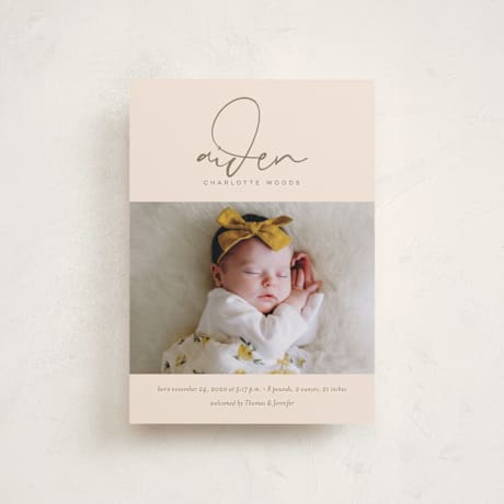 Petite Birth Announcements