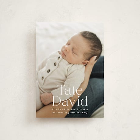 Petite Birth Announcements