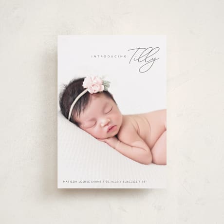 Petite Birth Announcements