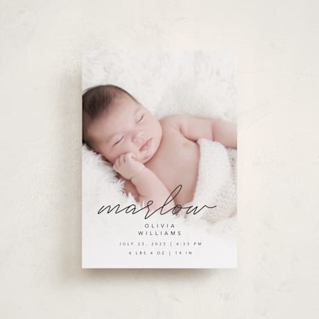 Petite Birth Announcements