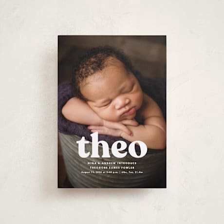 Petite Birth Announcements