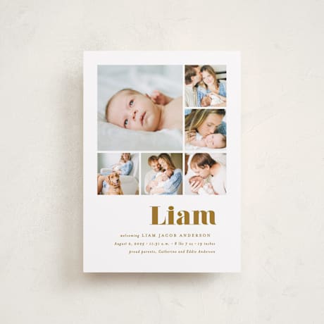 Petite Birth Announcements